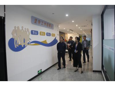 广东省水利水电第三工程局领导一行莅临奇发28集团参观交流