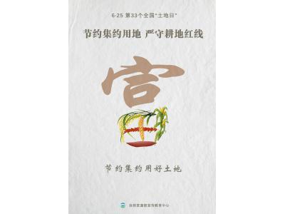 今天，，，，，，第33个全国“土地日”